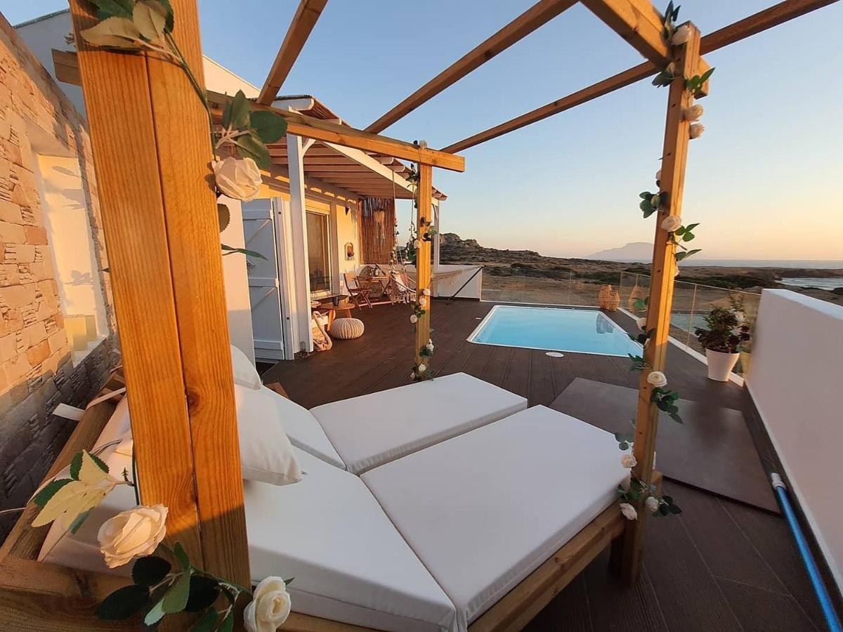 Tramonto Luxury Villa No1- Breathtaking Sunset View Foiníkion Exterior foto