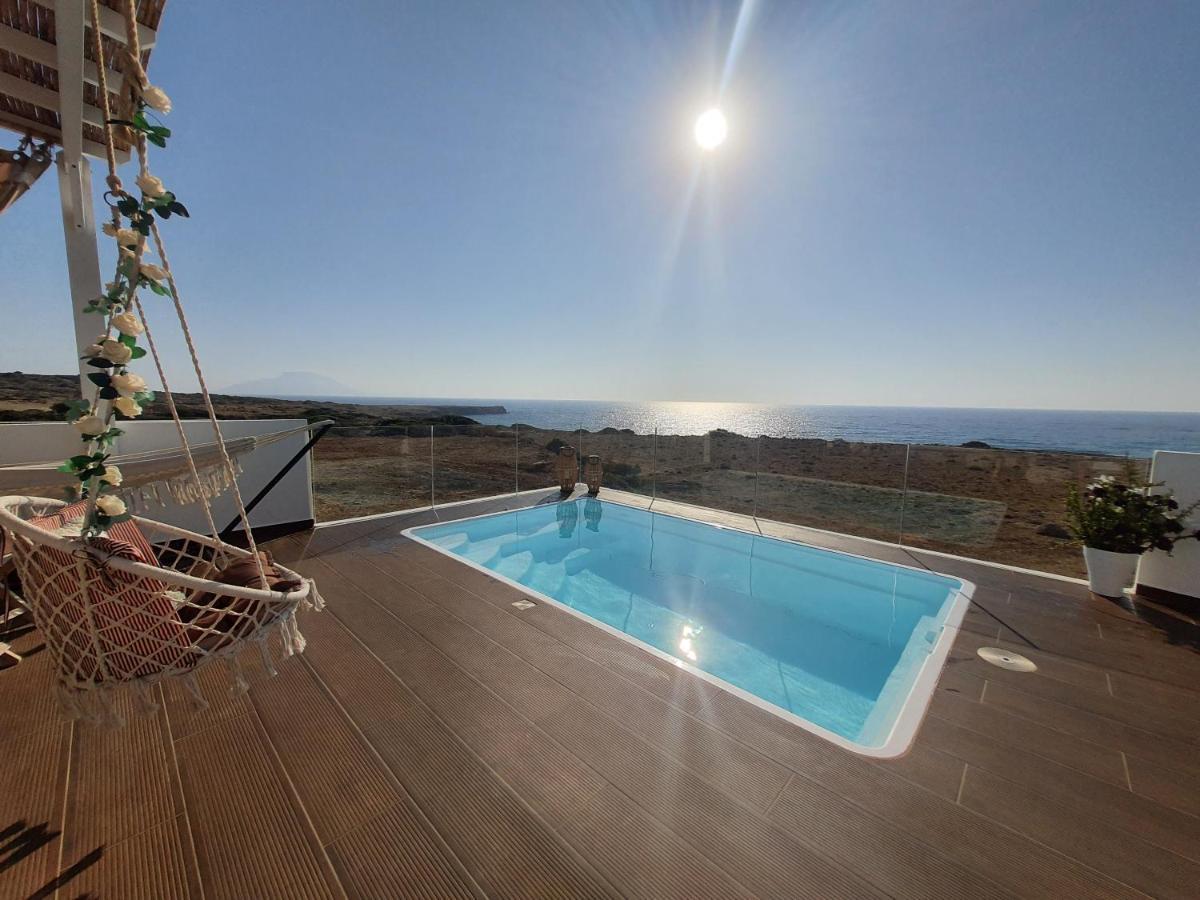 Tramonto Luxury Villa No1- Breathtaking Sunset View Foiníkion Exterior foto