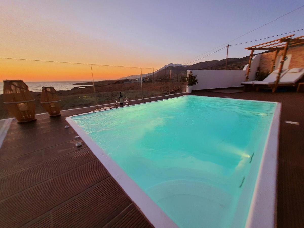 Tramonto Luxury Villa No1- Breathtaking Sunset View Foiníkion Exterior foto
