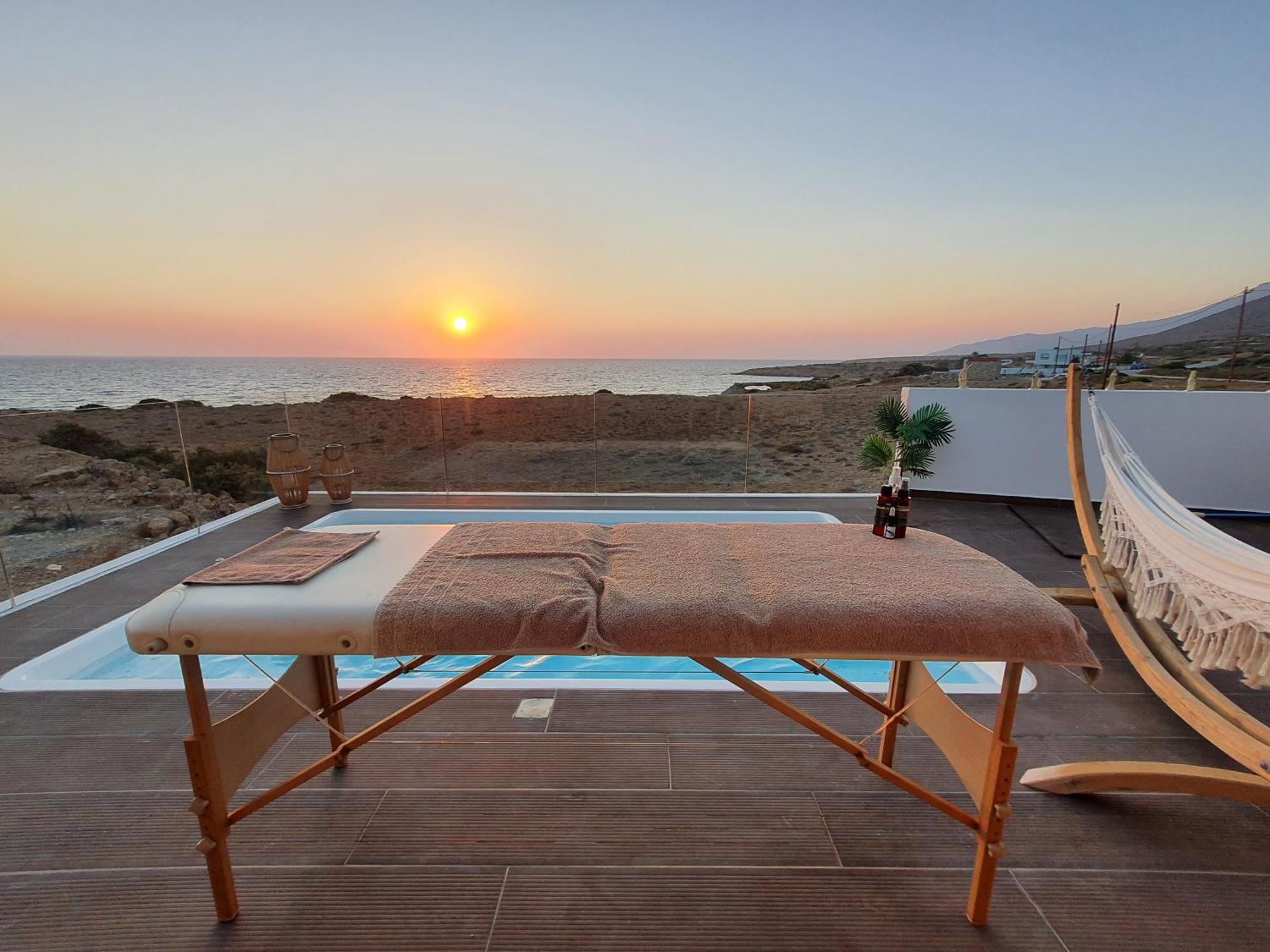 Tramonto Luxury Villa No1- Breathtaking Sunset View Foiníkion Exterior foto