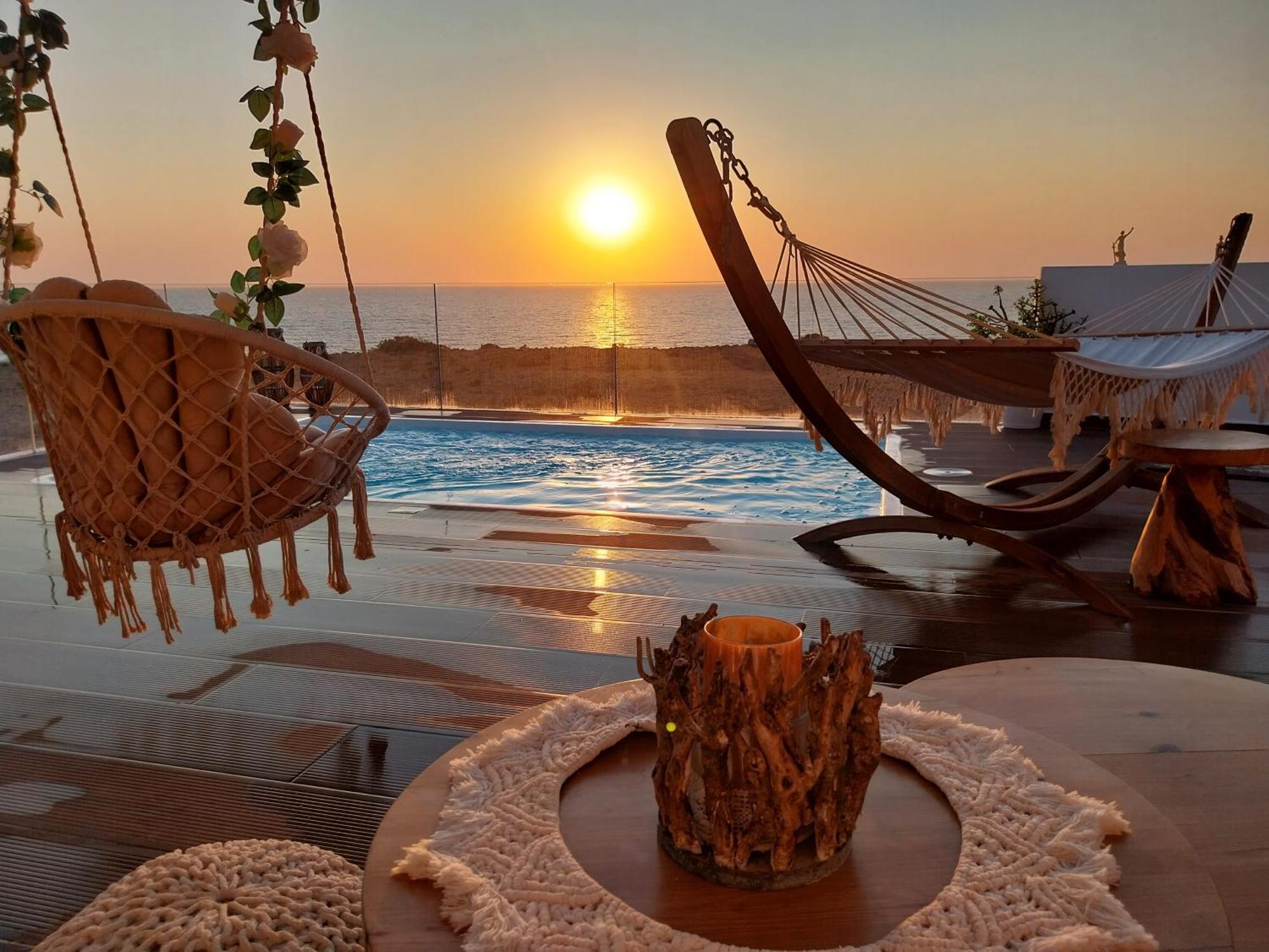Tramonto Luxury Villa No1- Breathtaking Sunset View Foiníkion Exterior foto